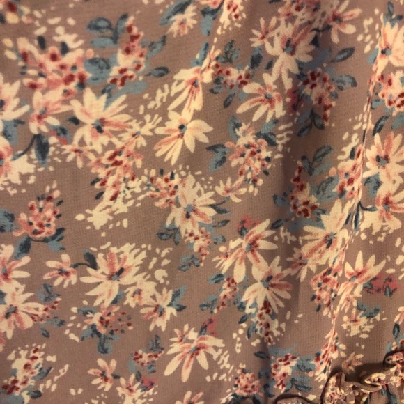 Melrose and Market Lavender Floral Mini Dress size M - Picture 3 of 7